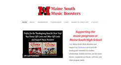 Desktop Screenshot of mainesouthmusicboosters.org